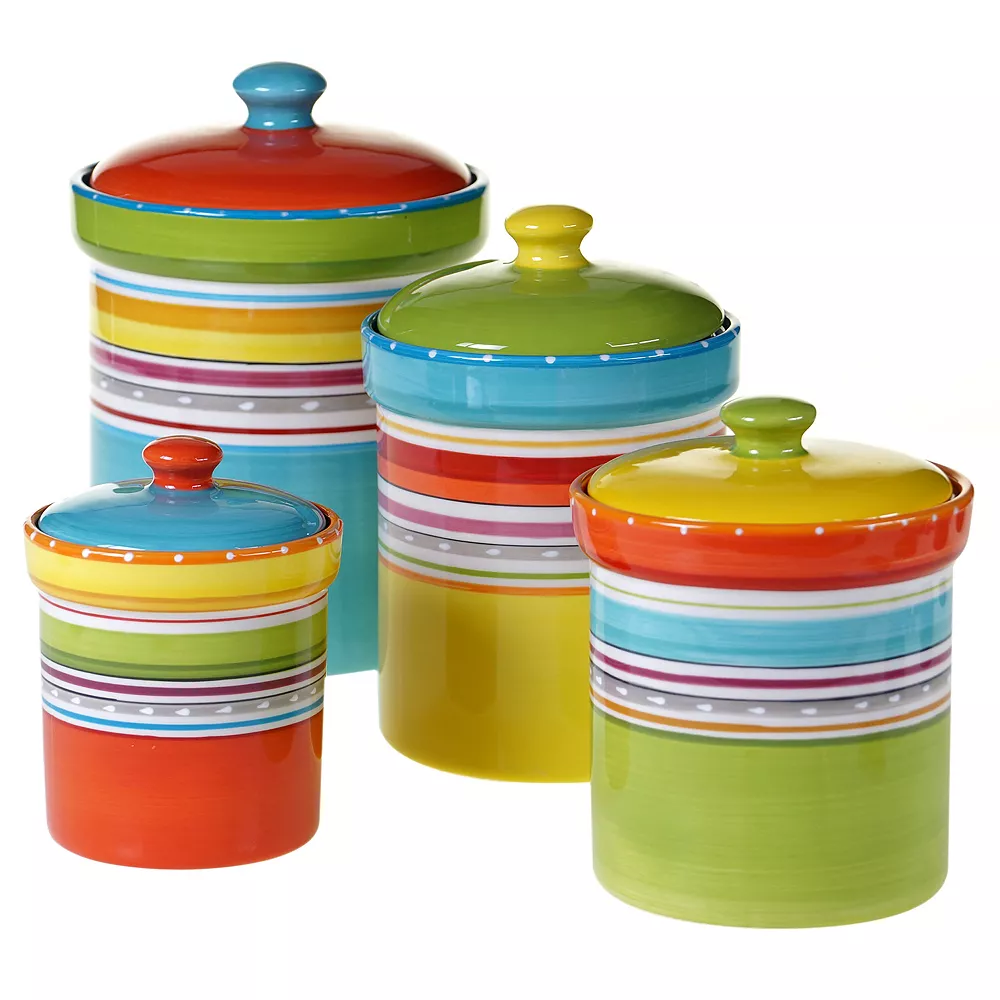 Certified International Mariachi 4-pc. Kitchen Canister Set 1 Certified International Mariachi 4-pc. Kitchen Canister Set