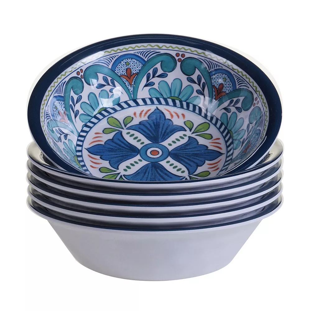 Certified International Talavera 6-pc. All-Purpose Bowl Set 1 Certified International Talavera 6-pc. All-Purpose Bowl Set