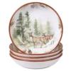 Certified International Mountain Retreat 4-pc. Soup Bowl Set