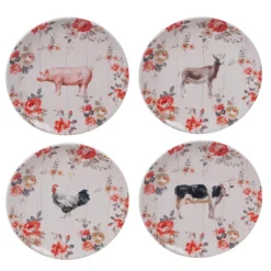 Certified International Farmhouse 4-pc. Dinner Plate Set