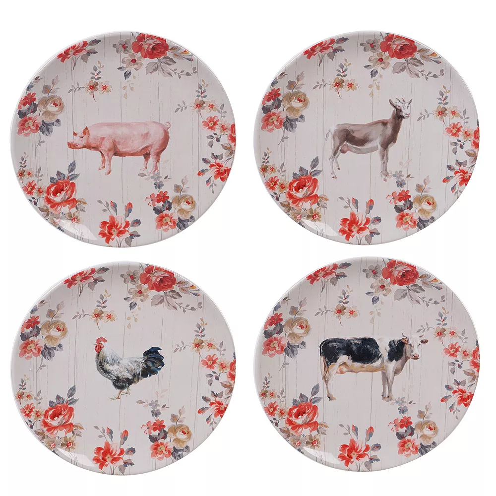 Certified International Farmhouse 4-pc. Dinner Plate Set 1 Certified International Farmhouse 4-pc. Dinner Plate Set