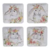 Certified International Sweet Bunny 4-pc. Canape Plate Set