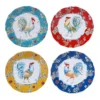 Certified International Morning Bloom 4-pc. Salad Plate Set
