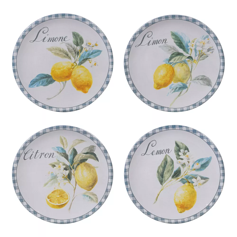 Certified International Citron 4-pc. Salad Plate Set 1 Certified International Citron 4-pc. Salad Plate Set