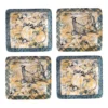 Certified International Harvest Gatherings 4-pc. Canape Plate Set