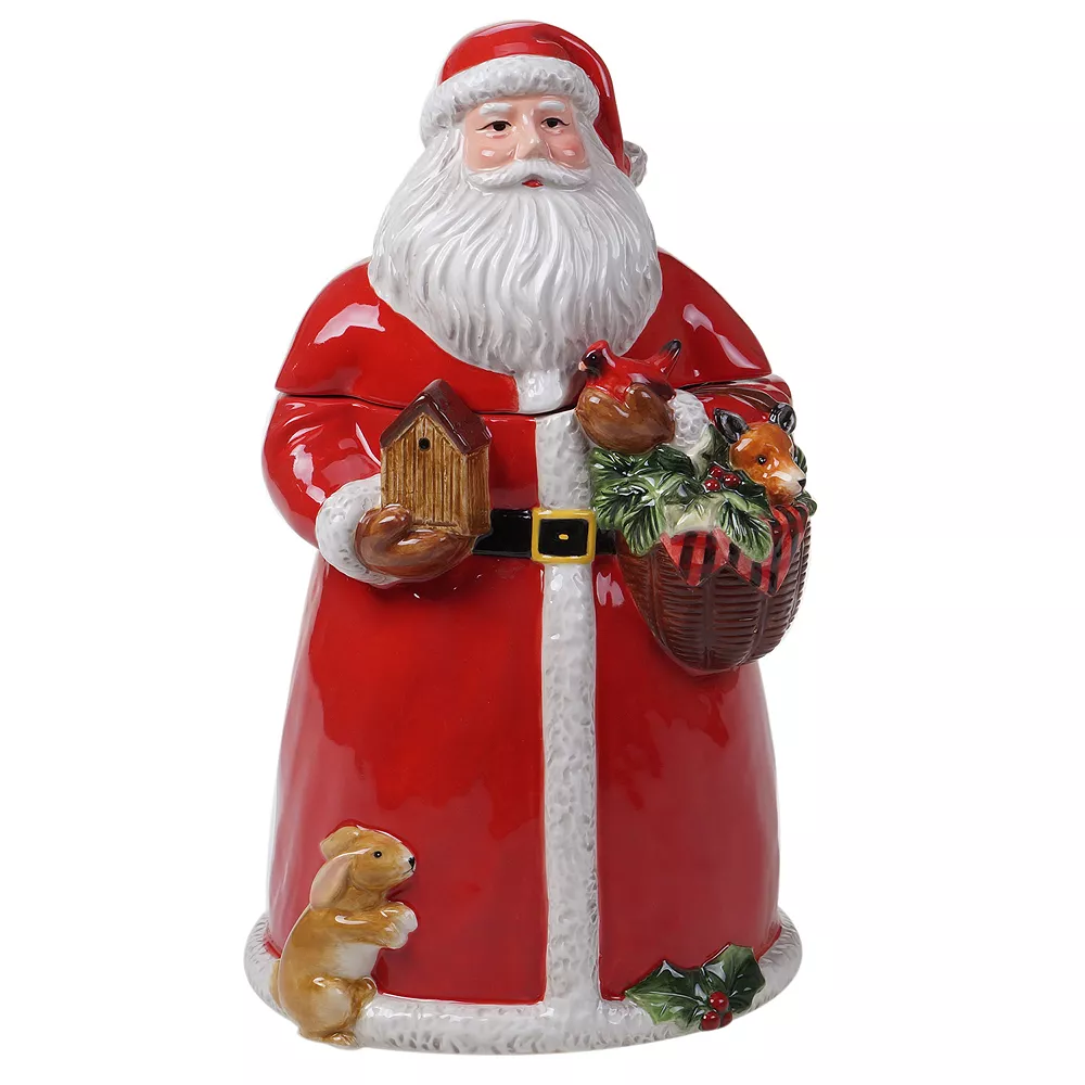 Certified International Magic Of Christmas Santa Cookie Jar 1 Certified International Magic Of Christmas Santa Cookie Jar