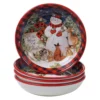 Certified International Magic Of Christmas Snowman 4-pc. Soup Bowl Set