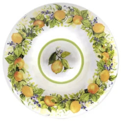 Certified International Lemon Zest 3-pc. Melamine Hostess Set -tableware 4986696 ALT2