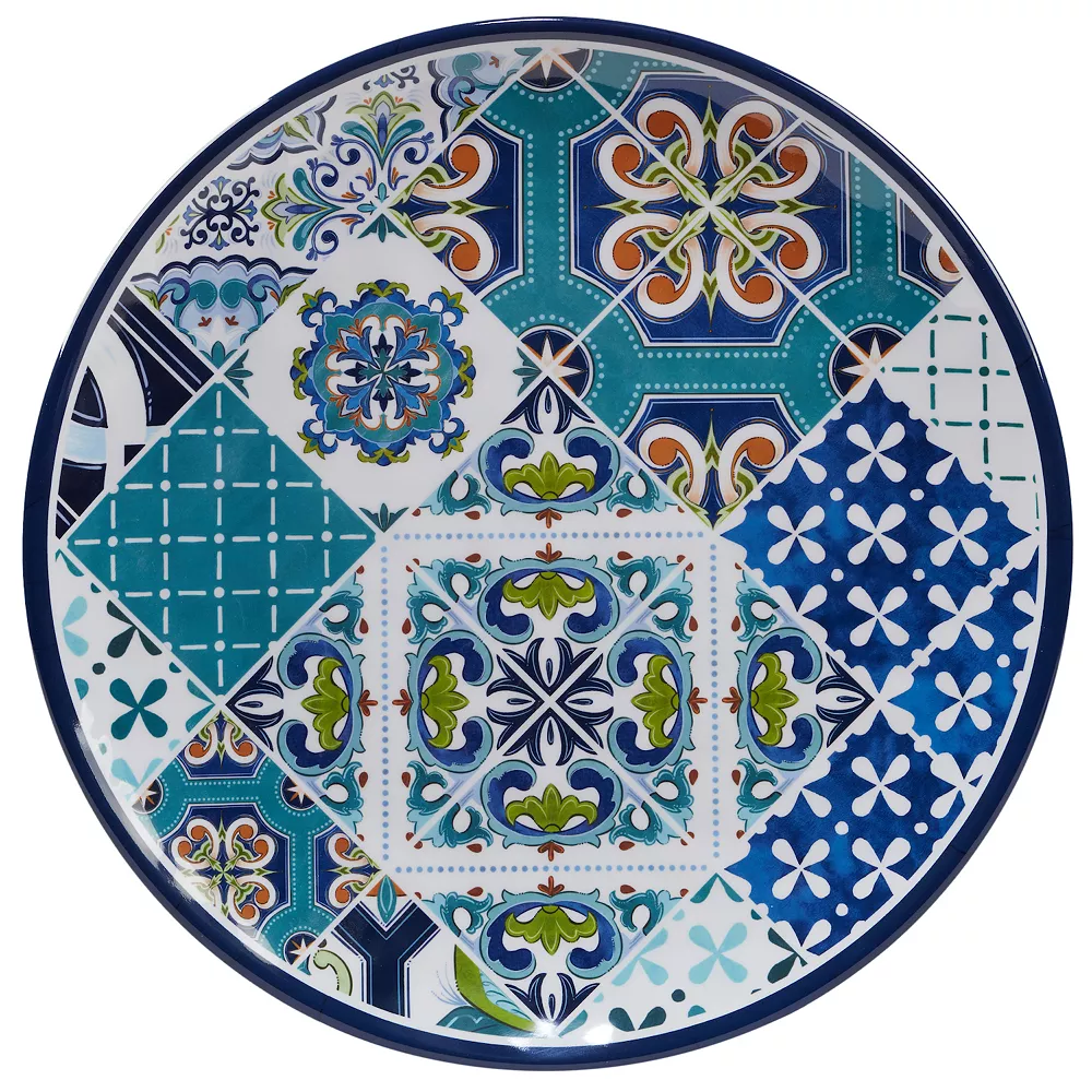 Certified International Mosaic 2-pc. Melamine Platter Set 3 Certified International Mosaic 2-pc. Melamine Platter Set - Image 3