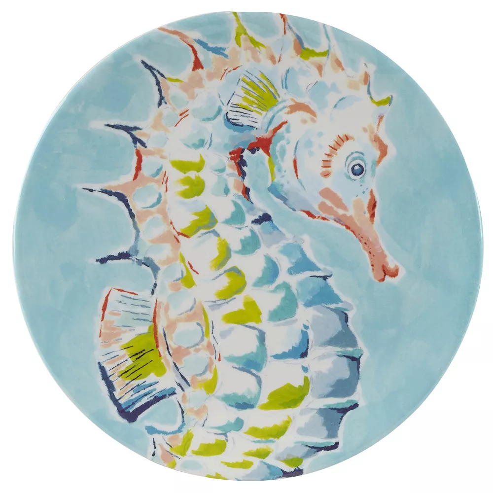 Certified International Deep Sea 6-pc. Melamine Salad Plate Set 2 Certified International Deep Sea 6-pc. Melamine Salad Plate Set - Image 2