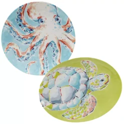 Certified International Deep Sea 2-pc. Melamine Platter Set
