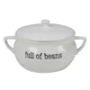 Certified International Just Words Bean Pot