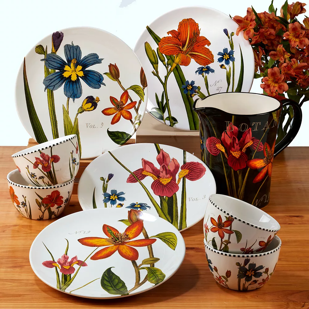 Certified International Botanical Floral 16-pc. Dinnerware Set 2 Certified International Botanical Floral 16-pc. Dinnerware Set - Image 2