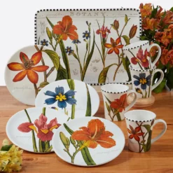 Certified International Botanical Floral 16-pc. Dinnerware Set 10 Certified International Botanical Floral 16-pc. Dinnerware Set -tableware 4987873 ALT4