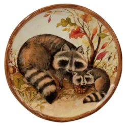 Certified International Pine Forest 4-pc. Canape Plate Set