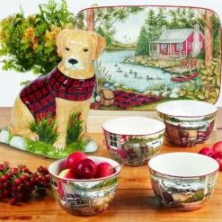 Certified International Lake Retreat 16-pc. Dinnerware Set -tableware 4988071 ALT3