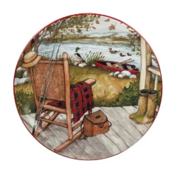 Certified International Lake Retreat 4-pc. Dessert Plate Set -tableware 4988084 ALT4