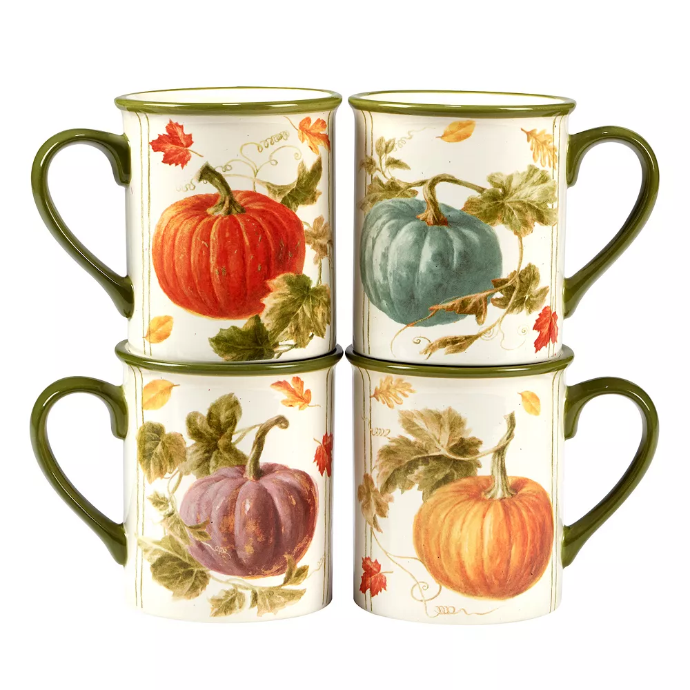 Certified International Autumn Harvest 4-pc. Mug Set 1 Certified International Autumn Harvest 4-pc. Mug Set