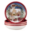 Certified International Santa's Workshop 4-pc. Soup Bowl Set