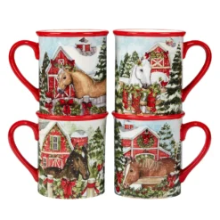 Certified International Homestead Christmas 16-pc. Dinnerware Set -tableware 5178474 ALT3
