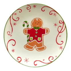 Certified International Holiday Magic Gingerbread 4-pc. Dessert Set -tableware 5178509 ALT3