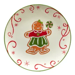 Certified International Holiday Magic Gingerbread 4-pc. Dessert Set -tableware 5178509 ALT4