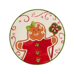 Certified International Holiday Magic Gingerbread 4-pc. Canape Plate Set -tableware 5178515 ALT3