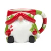 Certified International Holiday Magic Gnomes 4-pc. 3D Mug Set