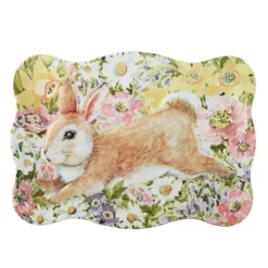 Certified International Easter Garden Rectangle Tray
