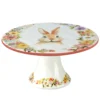 Certified International Easter Garden Pedestal Cake Plate