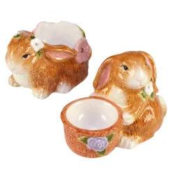 Certified International Easter Garden 6-pc. 3D Egg Cup Set
