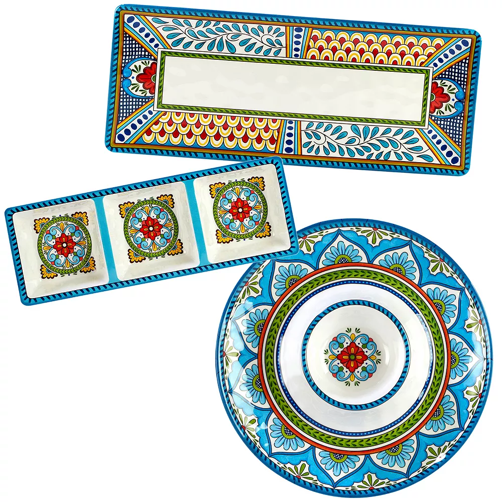 Certified International Seville 3-pc. Hostess Set 1 Certified International Seville 3-pc. Hostess Set
