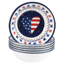 Certified International Stars & Stripes 6-pc. All Purpose Bowl Set