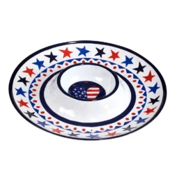 Certified International Stars & Stripe 3-pc. Hostess Set -tableware 5623289 ALT3