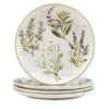 Certified International Fresh Herbs 4-pc. Dinner Plate Set