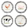 Certified International On The Farm 4-pc. Salad Plate Set