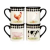 Certified International On The Farm 4-pc. Mug Set