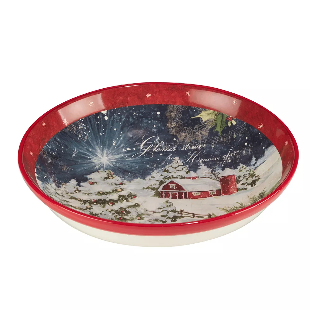 Certified International Silent Night Serving Bowl 2 Certified International Silent Night Serving Bowl - Image 2