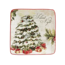 Certified International Silent Night 4-pc. Canape Plate Set -tableware 5829217 ALT2
