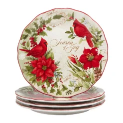 Certified International Winters Medley 4-pc. Dinner Plate Set