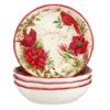 Certified International Winters Medley 4-pc. Soup Bowl Set