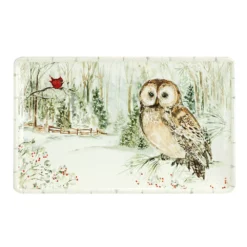 Certified International Winters Walk 13-in. Rectangle Serving Platter