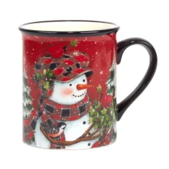 Certified International Christmas Lodge Snowman 4-pc. Mug Set -tableware 5829305 ALT3
