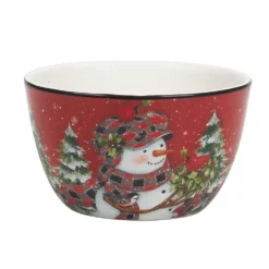 Certified International Christmas Lodge Snowman 4-pc. Ice Cream Bowl Set 7 Certified International Christmas Lodge Snowman 4-pc. Ice Cream Bowl Set -tableware 5829307 ALT2