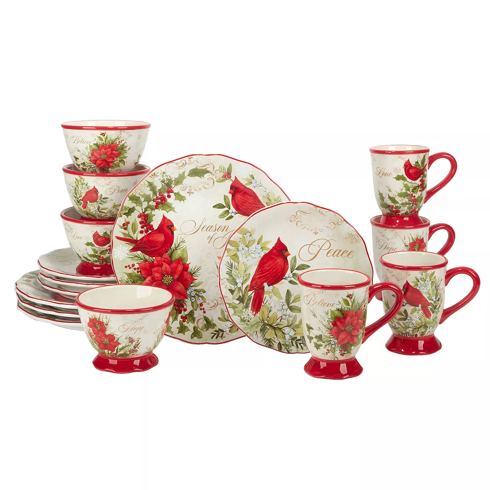 Certified International Winters Medley 16-pc. Dinnerware Set 1 Certified International Winters Medley 16-pc. Dinnerware Set