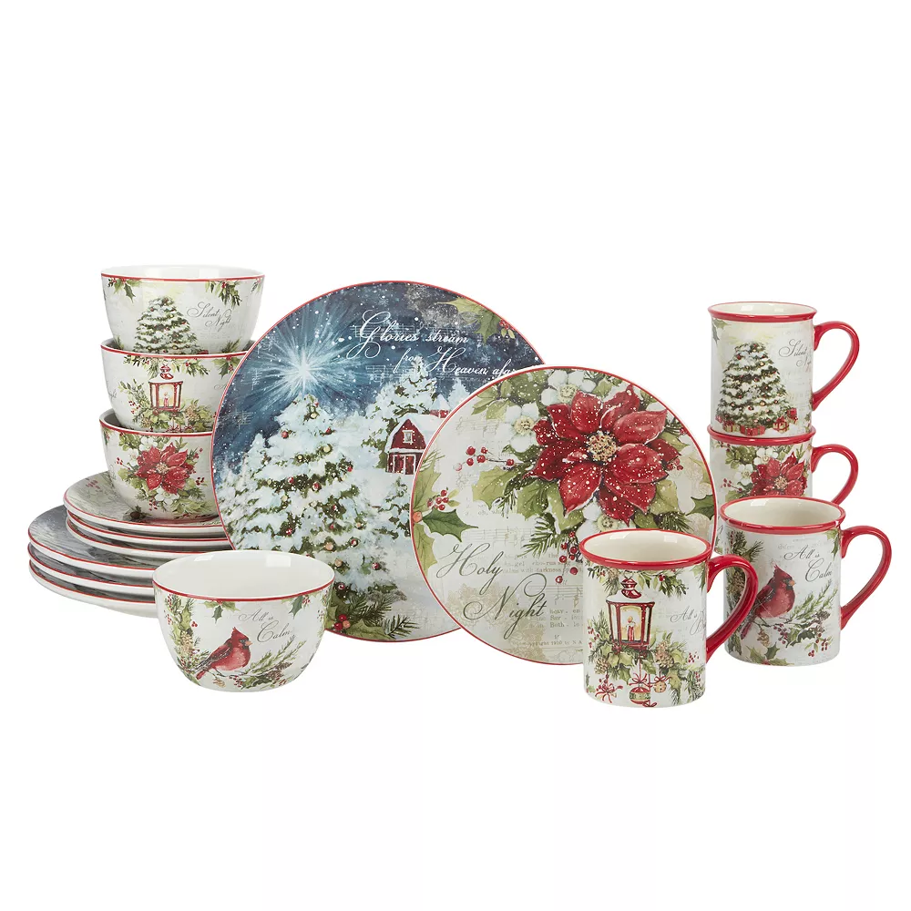 Certified International Silent Night 16-pc. Dinnerware Set 1 Certified International Silent Night 16-pc. Dinnerware Set