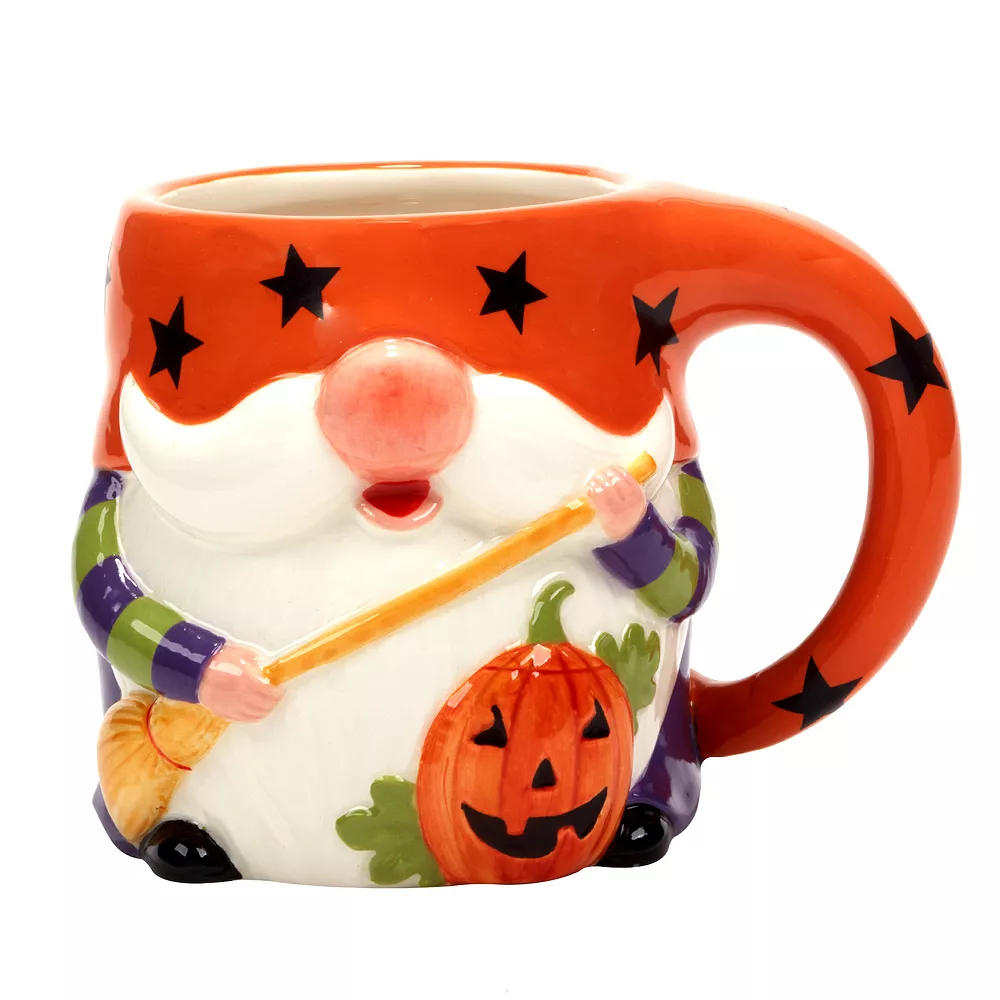 Certified International Halloween Gnomes 4-pc. 3D Mug Set 4 Certified International Halloween Gnomes 4-pc. 3D Mug Set - Image 4