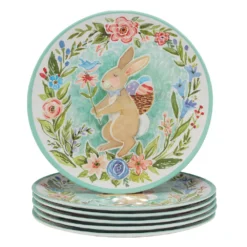 Certified International Joy Of Easter 6-pc. Melamine Dinner Plate Set