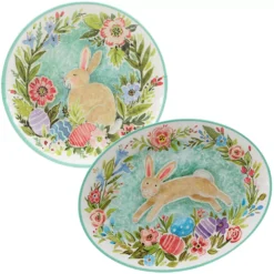 Certified International Joy Of Easter 2-pc. Melamine Serving Platter Set
