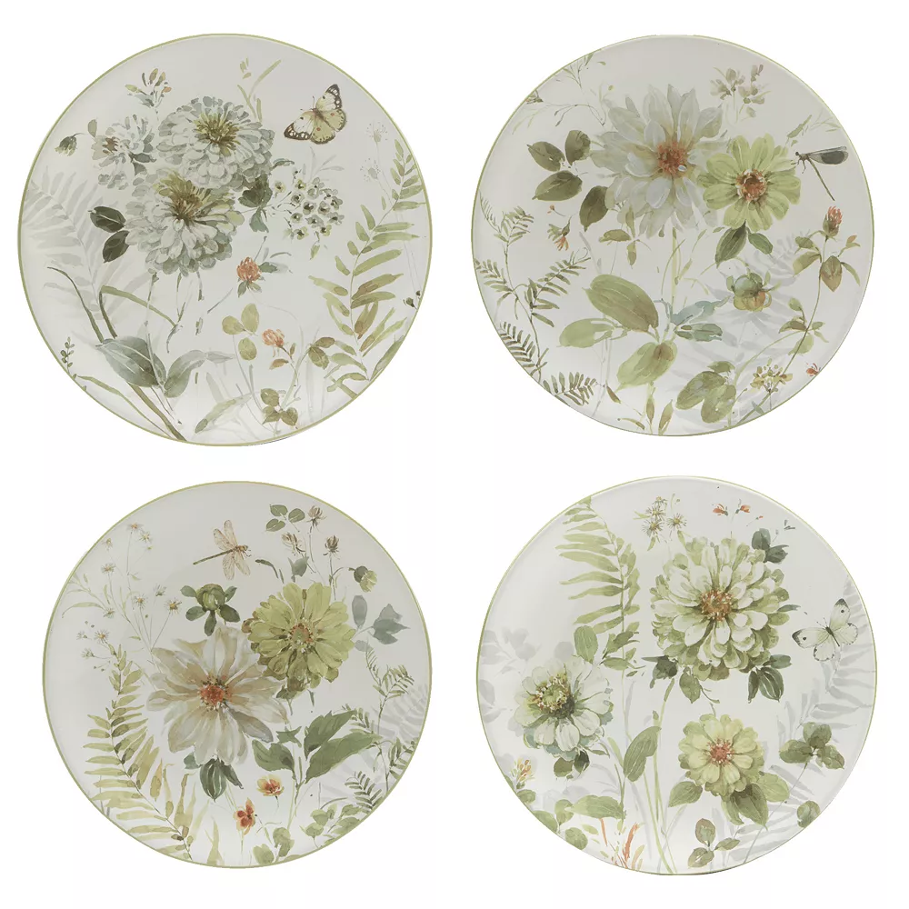 Certified International Green Fields 4-pc. Salad Plate Set 1 Certified International Green Fields 4-pc. Salad Plate Set